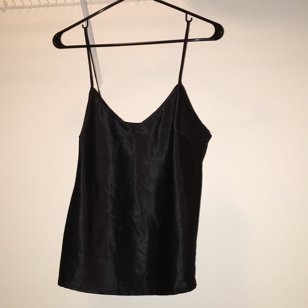 SOLD on another site!!!!Black satin camisole